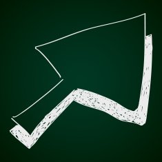 Simple doodle of a cursor arrow