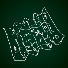 Simple doodle of a map