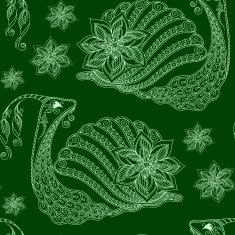 Seamless pattern of cartoon snails vector background Henna Meh