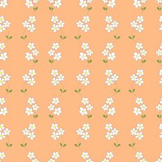 Seamless pattern with bouquets of flowers cartoon