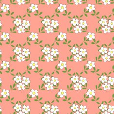 Seamless pattern with bouquets of flowers cartoon N4