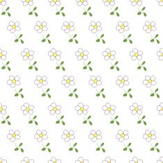 Seamless pattern with bouquets of flowers cartoon N5