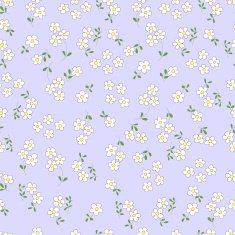 Seamless pattern with bouquets of flowers cartoon N9