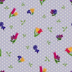 Seamless pattern with bouquets of flowers cartoon N11