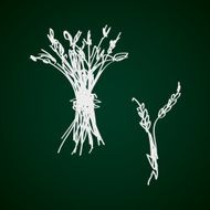 Simple doodle of a sheaf wheat N2