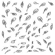 Simple doodle of some leaves N2