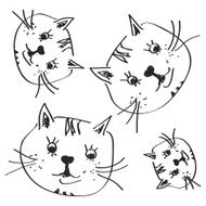 Simple doodle of a cat N2