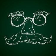 Simple doodle of a funny face N2