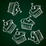 Simple doodle of some cakes N2