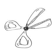 Simple doodle of a pair scissors N3
