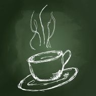 Set of cartoon style coffee cup N2