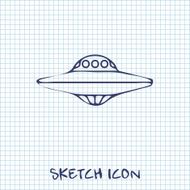 UFO Flying Saucer Icon