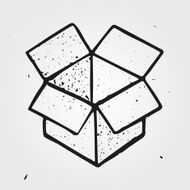 Hand drawn open box N2