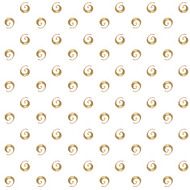 Seamless vector modern pattern with golden curls