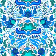 Seamless pattern Floral Paisley background