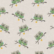 Owl seamless pattern N3