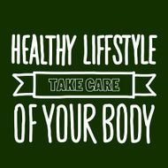 Healthy lifestyle poster