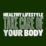 Healthy lifestyle poster N3
