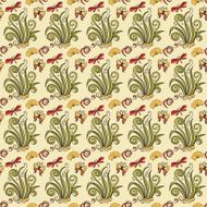 Vector seamless floral pattern N17