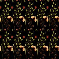 Vector seamless floral pattern N18