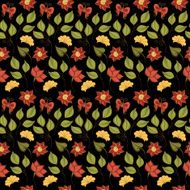 Vector seamless floral pattern N19