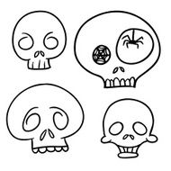 skull Doodle N2