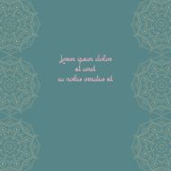 Floral abstract ornament vector illustration N3