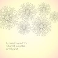 Floral abstract ornament vector illustration N9