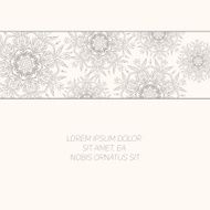 Floral abstract ornament vector illustration N10