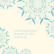 Floral abstract ornament vector illustration N11