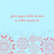Floral abstract ornament vector illustration N13