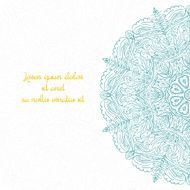 Floral abstract ornament vector illustration N15