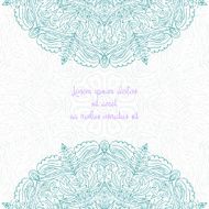 Floral abstract ornament vector illustration N17