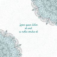 Floral abstract ornament vector illustration N19