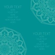 Floral abstract ornament vector illustration N22