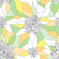 Seamless pattern with Doodle elements