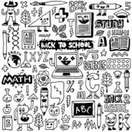 School Supplies Back to Wacky Doodle Set