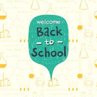 Back to school comic speech bubble