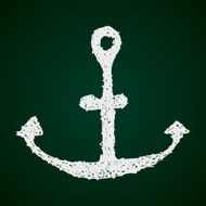 Simple doodle of an anchor
