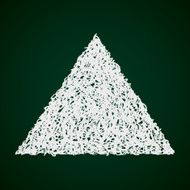 Simple doodle of a triangle