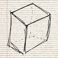 sketch drawing of a box N2