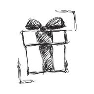 Simple doodle of a present N3