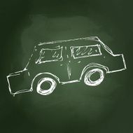 Set of cartoon style car N2