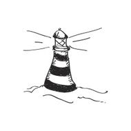 Simple doodle of a lighthouse N3