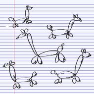 Simple doodle of balloon animals N2