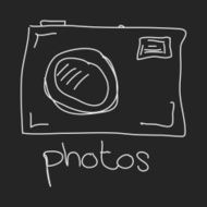 Simple doodle of a camera N3
