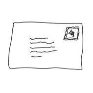 Simple doodle of an envelope