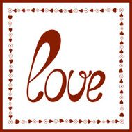 Love hand lettering - handmade calligraphy
