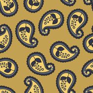 Paisley seamless pattern N3