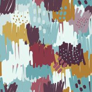 vector seamless pattern witch sketch texture N3